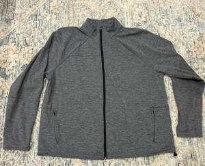 Tek Gear Men's Gray Full-Zip Jacket XL